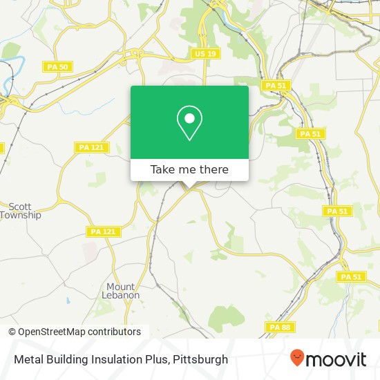 Metal Building Insulation Plus map