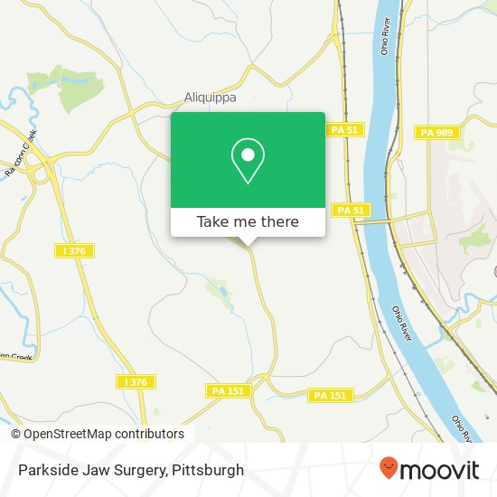 Parkside Jaw Surgery map