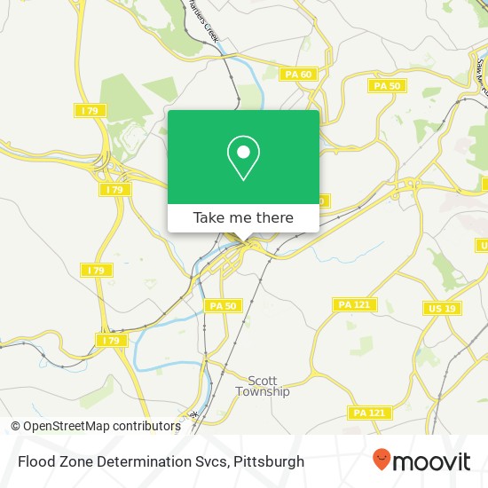 Flood Zone Determination Svcs map