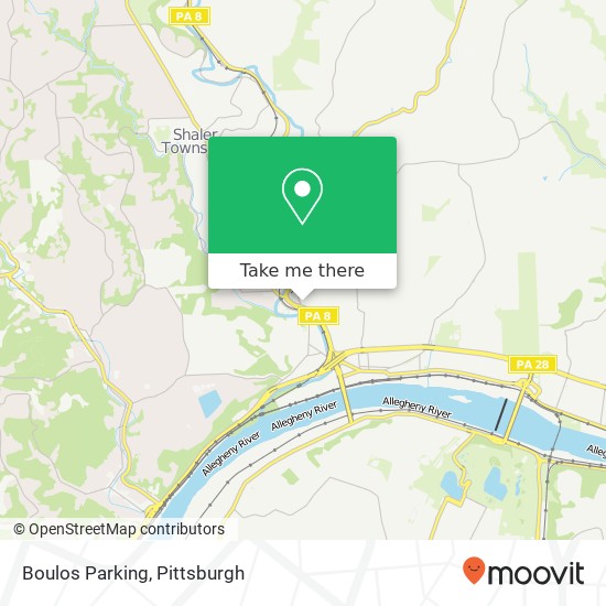 Mapa de Boulos Parking