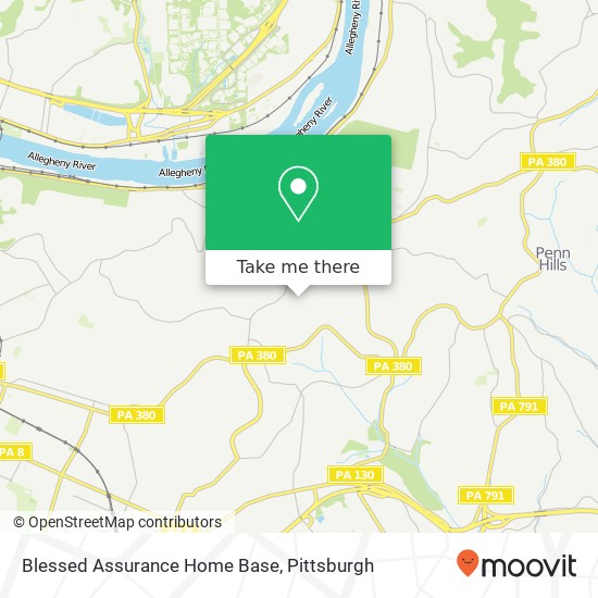 Mapa de Blessed Assurance Home Base