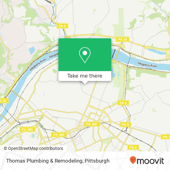 Mapa de Thomas Plumbing & Remodeling