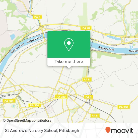 Mapa de St Andrew's Nursery School