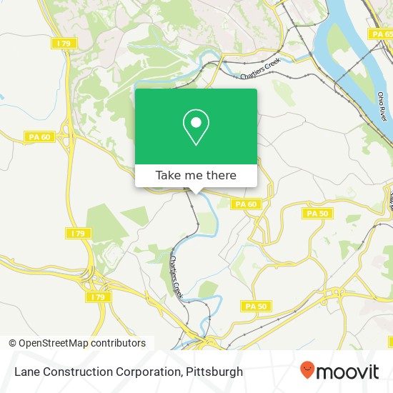 Lane Construction Corporation map