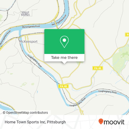 Home Town Sports Inc map