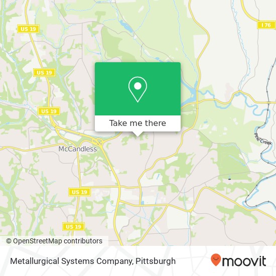 Metallurgical Systems Company map