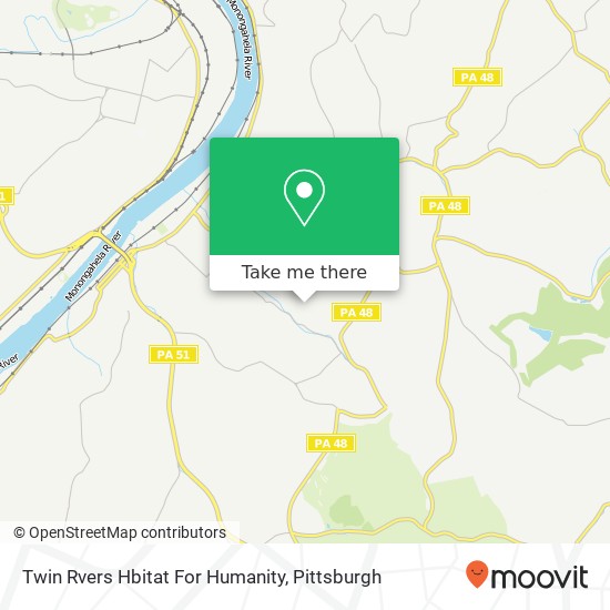 Mapa de Twin Rvers Hbitat For Humanity