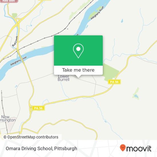 Omara Driving School map