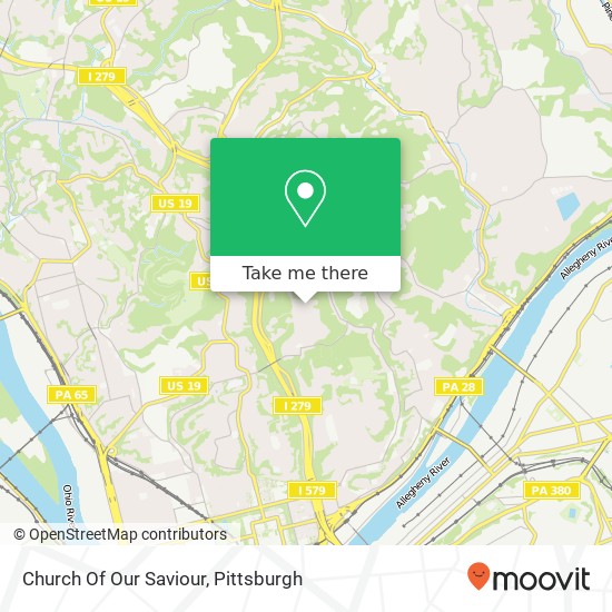 Church Of Our Saviour map