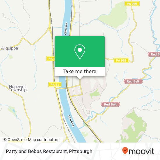 Patty and Bebas Restaurant map