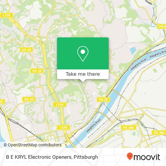 B E KRYL Electronic Openers map
