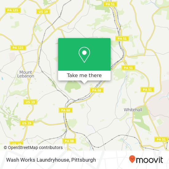 Mapa de Wash Works Laundryhouse