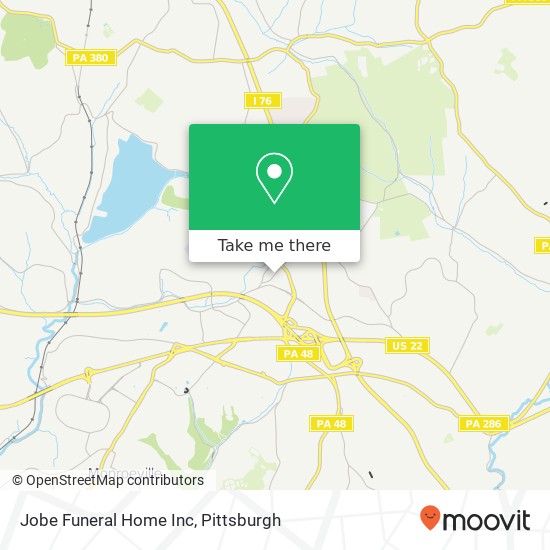 Jobe Funeral Home Inc map