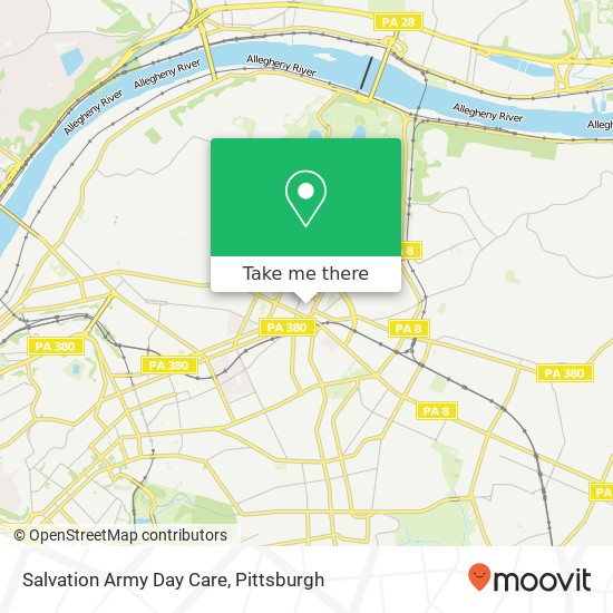 Mapa de Salvation Army Day Care