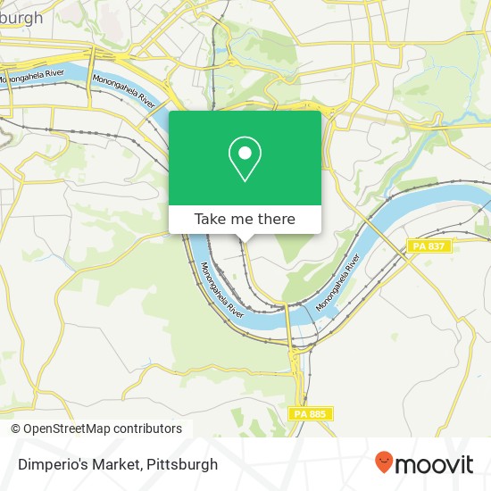 Dimperio's Market map