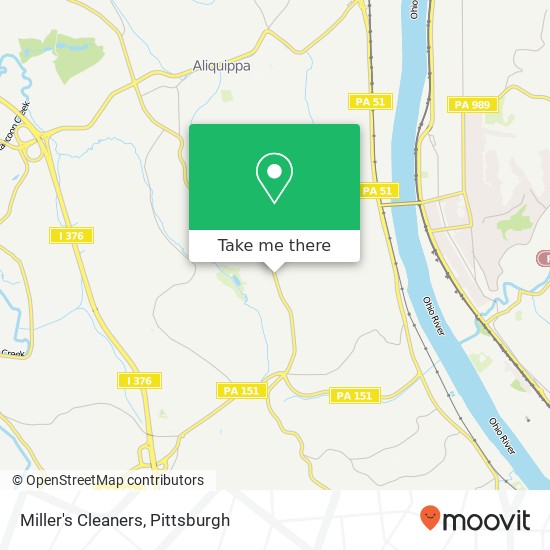 Miller's Cleaners map
