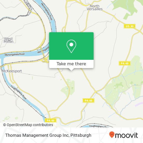 Mapa de Thomas Management Group Inc