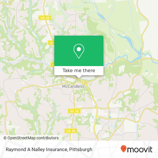 Raymond A Nalley Insurance map
