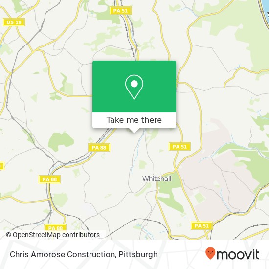 Mapa de Chris Amorose Construction