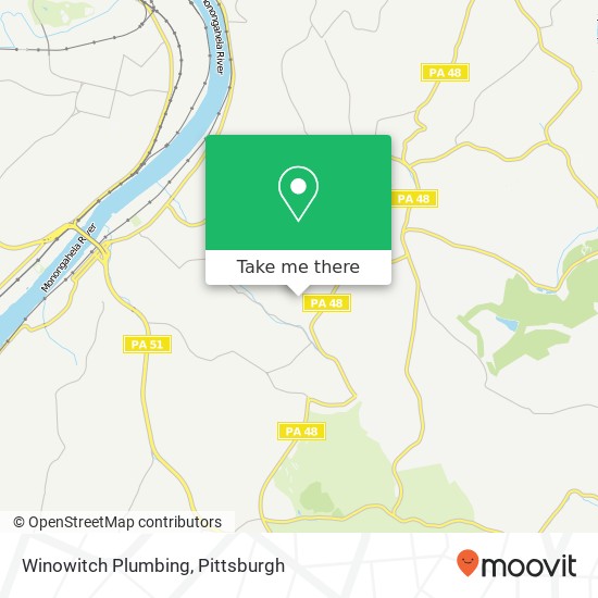Mapa de Winowitch Plumbing