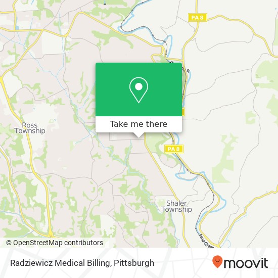 Radziewicz Medical Billing map