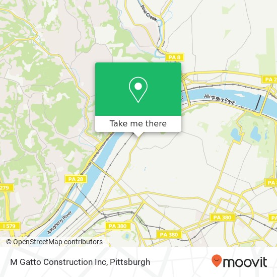 M Gatto Construction Inc map