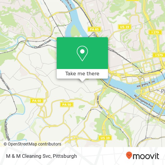 M & M Cleaning Svc map