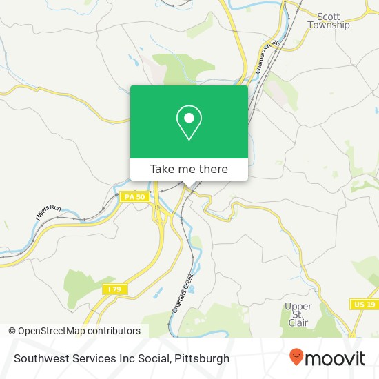 Southwest Services Inc Social map