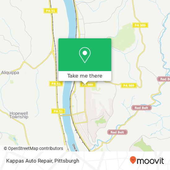 Kappas Auto Repair map