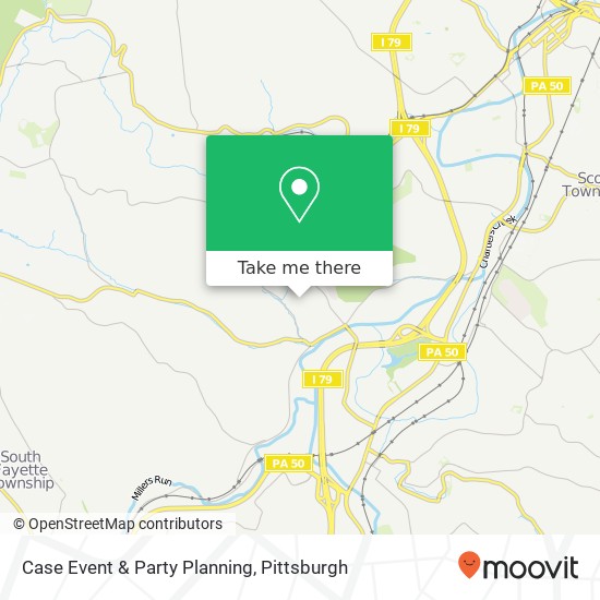 Case Event & Party Planning map