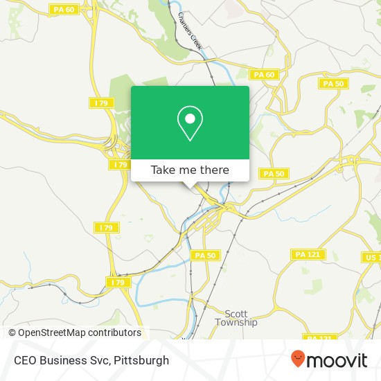 CEO Business Svc map