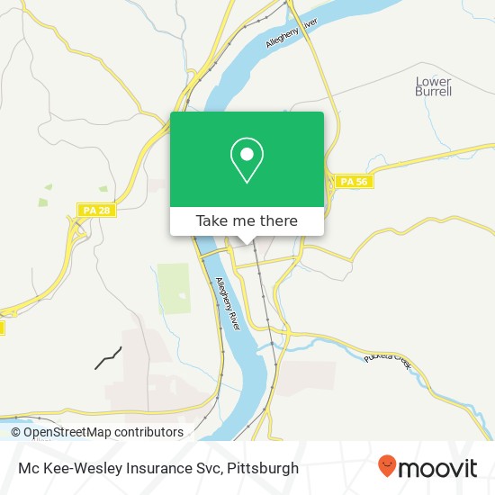 Mc Kee-Wesley Insurance Svc map