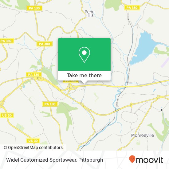 Widel Customized Sportswear map