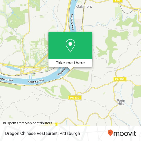 Dragon Chinese Restaurant map