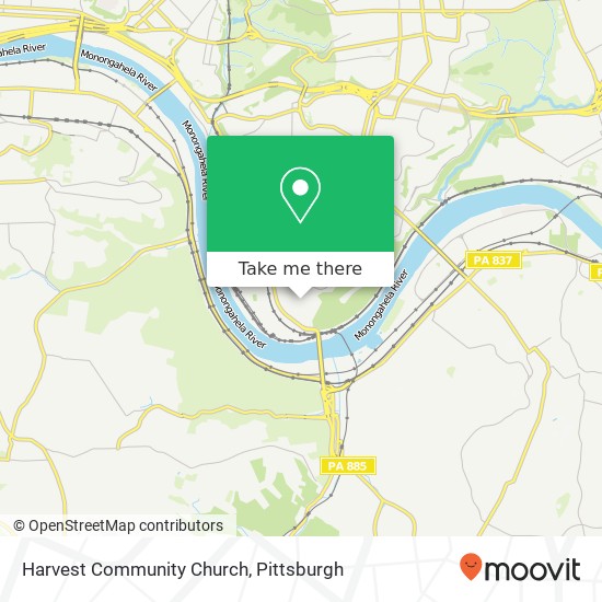 Harvest Community Church map