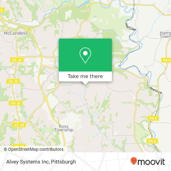 Mapa de Alvey Systems Inc