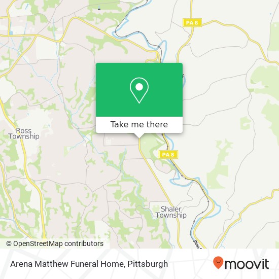 Arena Matthew Funeral Home map