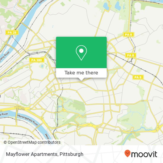 Mapa de Mayflower Apartments