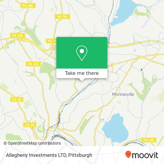 Allegheny Investments LTD map