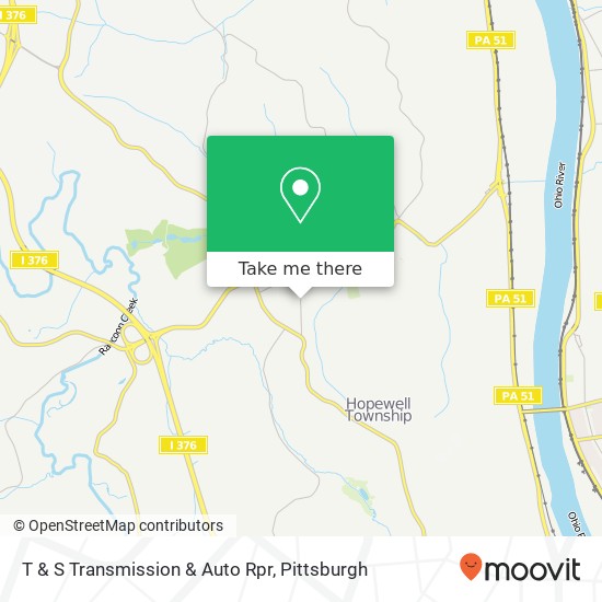 T & S Transmission & Auto Rpr map