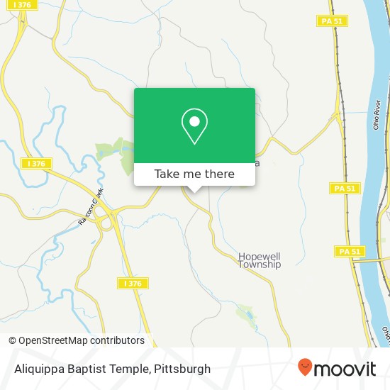 Aliquippa Baptist Temple map