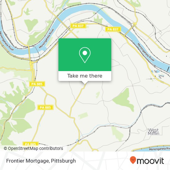 Frontier Mortgage map