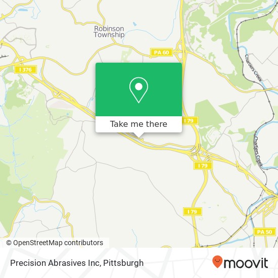 Precision Abrasives Inc map