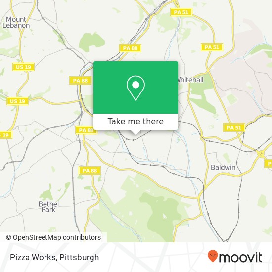 Pizza Works map