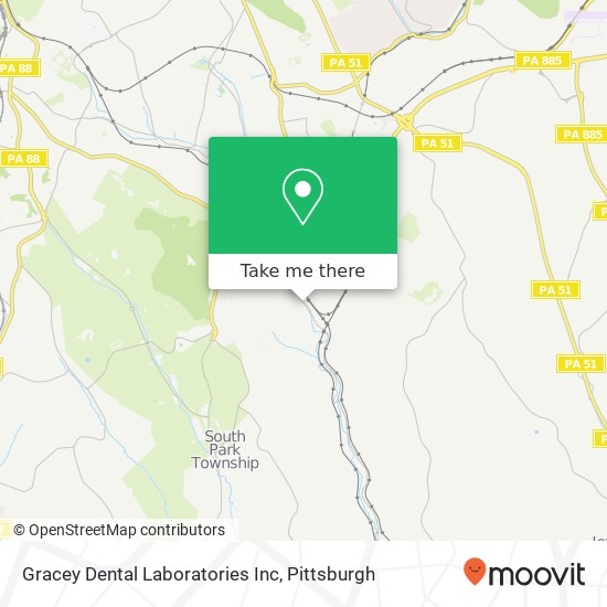 Gracey Dental Laboratories Inc map