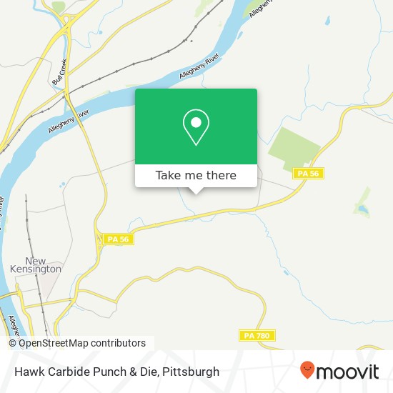 Mapa de Hawk Carbide Punch & Die