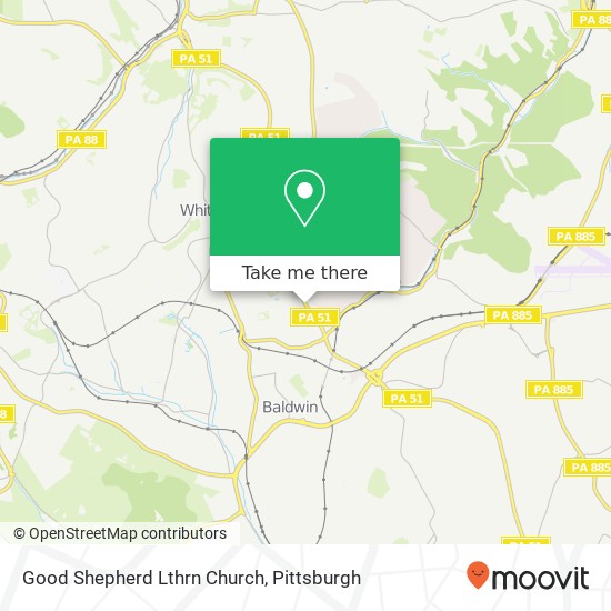 Good Shepherd Lthrn Church map