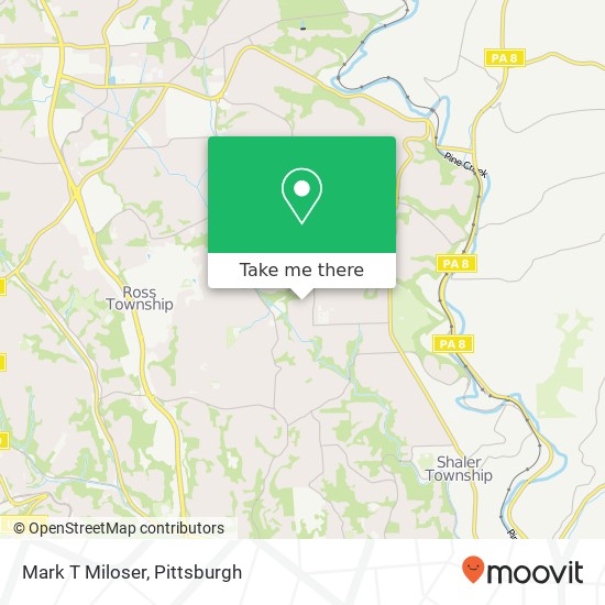 Mark T Miloser map