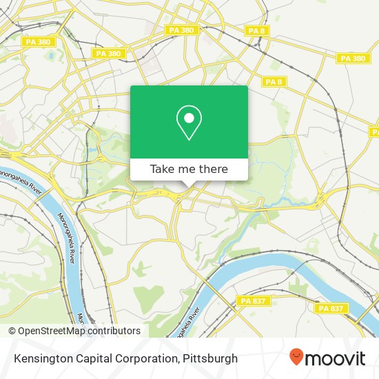 Kensington Capital Corporation map