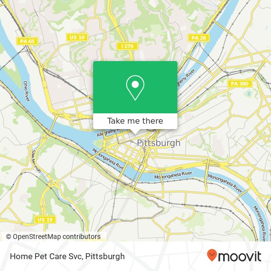 Home Pet Care Svc map